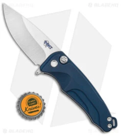 Medford Smooth Criminal Plunge Lock Flipper Knife Blue (3" Tumbled) -Elite Folds Medford Smooth Criminal Plunge Lock Blue Tumbled BHQ 99138 jr bottlecap 1