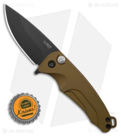 Medford Smooth Criminal Plunge Lock Flipper Knife Yellow (3" Black PVD) -Elite Folds Medford Smooth Criminal Plunge Lock Flipper Knife Yellow 3in Black PVD BHQ 112396 td size