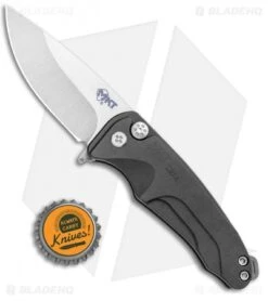 Medford Smooth Criminal Plunge Lock Flipper Knife Gray (3" Tumbled) -Elite Folds Medford Smooth Criminal Plunge Lock Gray Tumbled MK036ST 43AY BHQ 96702 jr bottlecap