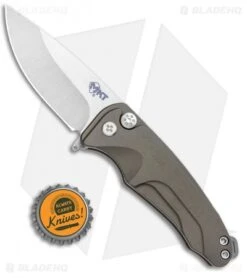 Medford Smooth Criminal Plunge Lock Flipper Knife OD Green (3" Tumbled) -Elite Folds Medford Smooth Criminal Plunge Lock OD Green Tumbled MK039ST 40AG BHQ 95617 jr bottlecap