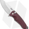 Medford Smooth Criminal Plunge Lock Flipper Knife Red (3" Tumbled)