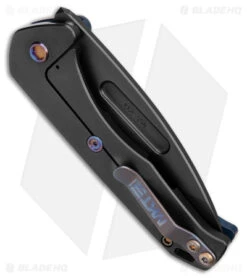 Medford Praetorian Swift FL Tanto Blue W/ Flamed Hardware (3.3" PVD) -Elite Folds Medford Swift FL Tanto Blue Flamed HW PVD BHQ 176032 jr side