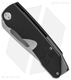 Medford The General Frame Lock Knife Black PVD Titanium (4" Stonewash) MKT -Elite Folds Medford The General Black PVD Ti sw BHQ 37167 er spine