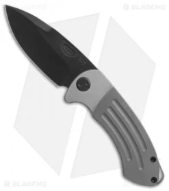 Medford Theseus Frame Lock Knife Tumbled (3.6" Black PVD) MKT