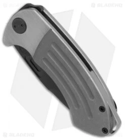 Medford Theseus Frame Lock Knife Tumbled (3.6" Black PVD) MKT -Elite Folds Medford Theseus tumbled black PVD BHQ 76699 er spine