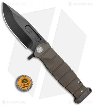 Medford USMC FF Frame Lock Knife Flipper Bronze Ano/Flamed (4" PVD) MKT 4 Medford USMC FF Frame Lock Knife Flipper Bronze Ano/Flamed (4" PVD) MKT - Image 4