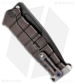 Medford USMC FF Frame Lock Knife Flipper PVD Titanium Handle (4" Black PVD) MKT -Elite Folds Medford USMC FF FL PVD Ti Handle Black PVD MK204SPQ 30PV BHQ 100314 jr side