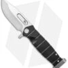 Medford USMC FF Frame Lock Flipper Knife Black Titanium (4.25" Satin)