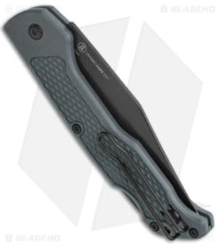 Ontario Camp Plus Midnight Lock Back Knife GFN Gray (3.3" Black) -Elite Folds Ontario Camp Plus Lock Black GRN Black Black BHQ 179803 jr side