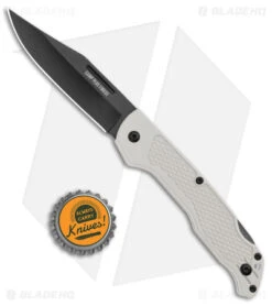 Ontario Camp Plus Frost Lock Back Knife GFN White (3.3" Black) -Elite Folds Ontario Camp Plus Lock Black GRN White Black BHQ 179806 jr bottlecap