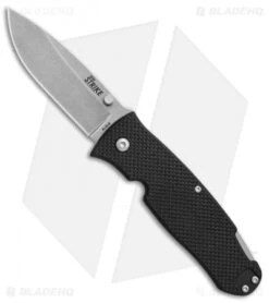 Ontario Dozier Strike Lock Back Knife Black G-10 (3.125" Satin) 9102
