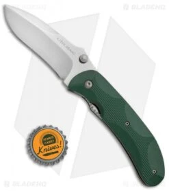 Ontario Joe Pardue Utilitac Liner Lock Knife Green Zytel (3.1" Satin) 8786 -Elite Folds Ontario Joe Pardue Utilitac LL Green Zytel 8786 BHQ 67850 jr bottlecap
