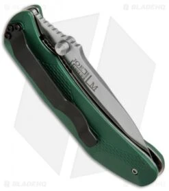 Ontario Joe Pardue Utilitac Liner Lock Knife Green Zytel (3.1" Satin) 8786 -Elite Folds Ontario Joe Pardue Utilitac LL Green Zytel 8786 BHQ 67850 jr side