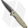 Ontario Knife Company Shikra Frame Lock Knife Tan Micarta (3.25" BSW)
