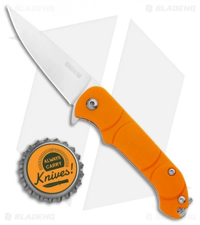 Ontario Navigator Liner Lock Knife Orange Plastic (2.375" Satin) 8900 4 Ontario Navigator Liner Lock Knife Orange Plastic (2.375" Satin) 8900 - Image 4