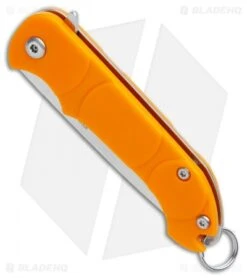 Ontario Navigator Liner Lock Knife Orange Plastic (2.375" Satin) 8900 5 Ontario Navigator Liner Lock Knife Orange Plastic (2.375" Satin) 8900 -Elite Folds Ontario Navigator LL Orange Plastic Satin 8900OR BHQ 94326 jr spine