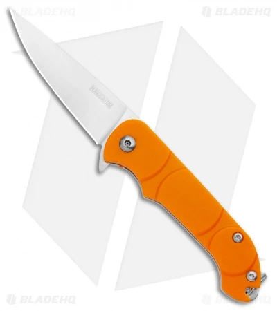 Ontario Navigator Liner Lock Knife Orange Plastic (2.375" Satin) 8900 1 Ontario Navigator Liner Lock Knife Orange Plastic (2.375" Satin) 8900
