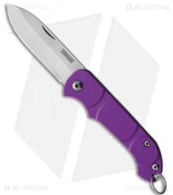 Ontario Traveler Slip Joint Knife Purple Plastic (2.25" Satin)