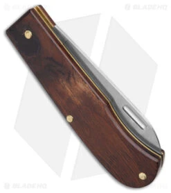 Ontario Old Hickory Outdoors Folder Slip Joint Knife Brown Walnut (3" Satin) -Elite Folds Ontario Old Hickory Outdoors Folder Slip Joint Knife Brown Walnut 3in Satin BHQ 140244 td side
