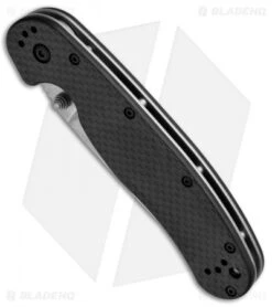 Ontario RAT Model 1 Liner Lock Knife G-10/Carbon Fiber (3.625" D2 SW) 8882CF -Elite Folds Ontario RAT I G 10 Carbon Fiber Satin OK8882CF BHQ 49909 jr spine