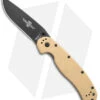 Ontario RAT Model 1 Liner Lock Knife Desert Tan (3.625" Black) 8846DT