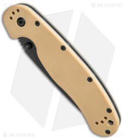 Ontario RAT Model 1 Liner Lock Knife Desert Tan (3.625" Black) 8846DT -Elite Folds Ontario RAT Model 1 LL Desert Tan Black 8846DT BHQ 9355 jr spine