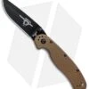 Ontario RAT Model 2 Liner Lock Knife Coyote Brown Nylon (3" Black D2) 8830CB