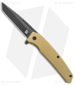 Ontario Ti22 Equinox Frame Lock Knife Bronze Titanium (3" Black)