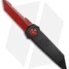 Paragon Dredd Lock Knife Black Aluminum (4" Red Tanto Serrated)