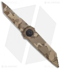 Paragon Dredd Lock Knife Desert Granite Tan Camo Aluminum (4" Camo Tanto)