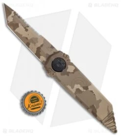 Paragon Dredd Lock Knife Desert Granite Tan Camo Aluminum (4" Camo Tanto) -Elite Folds Paragon Dredd Lock Desert Granite Camo Aluminum Camo Tanto BHQ 118919 jr bottlecap