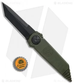 Paragon Dredd Lock Knife OD Green Aluminum (4" Black Tanto) -Elite Folds Paragon Dredd Lock OD Green Aluminum Black Tanto DREDD ODG CB DE BHQ 103597 jr bottlecap