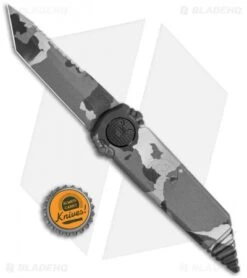 Paragon Dredd Lock Knife Silver Granite Gray Camo Aluminum (4" Camo Tanto) -Elite Folds Paragon Dredd Lock Silver Granite Camo Aluminum Camo Tanto BHQ 118926 jr bottlecap