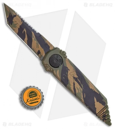 Paragon Dredd Lock Knife Tiger Stripe Green Camo Aluminum (4" Camo Tanto) 4 Paragon Dredd Lock Knife Tiger Stripe Green Camo Aluminum (4" Camo Tanto) - Image 4
