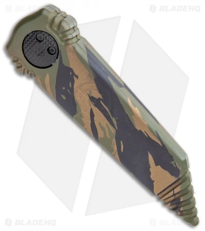 Paragon Dredd Lock Knife Tiger Stripe Green Camo Aluminum (4" Camo Tanto) 2 Paragon Dredd Lock Knife Tiger Stripe Green Camo Aluminum (4" Camo Tanto) - Image 2