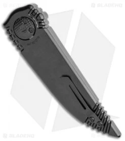 Paragon Phoenix Knife Black Drop Point (3.8" Two-Tone) -Elite Folds Paragon Phoenix Black DP TT Black Plain PHOENIX DP B 2T DE BHQ 113217 jr side