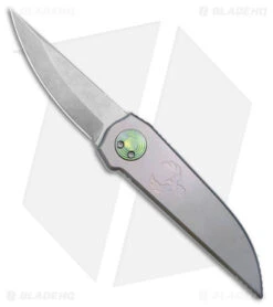 Paragon Phoenix Gravity Knife Green Titanium (3.9" Stonewash S35VN)