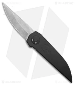 Paragon Phoenix Knife Black Cerakote Aluminum (3.8" Stonewash)