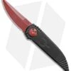 Paragon Phoenix Knife Double Edge Black Aluminum (3.8" Red Cerakote)
