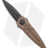 Paragon Warlock Knife Brown Dark Earth Aluminum (3.9" Black Sorcerer)