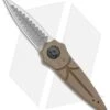 Paragon Warlock Knife Brown Brown Dark Earth Aluminum (3.9" Satin Sorcerer)