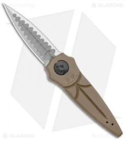 Paragon Warlock Knife Brown Brown Dark Earth Aluminum (3.9" Satin Sorcerer)