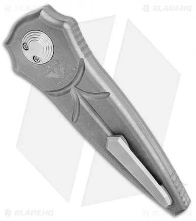 Paragon Warlock Folding Knife Distressed Titanium (3.9" Stonewash Sorcerer) 3 Paragon Warlock Folding Knife Distressed Titanium (3.9" Stonewash Sorcerer) - Image 3