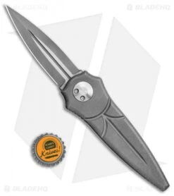 Paragon Warlock Folding Knife Distressed Titanium (3.9" Satin/Gray) -Elite Folds Paragon Warlock Distressed Ti TT BB Satin BHQ 134024 jr bottlecap