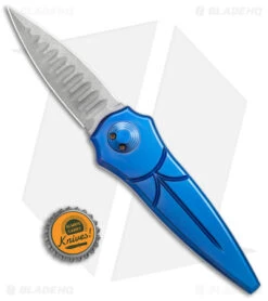 Paragon Warlock Folding Knife Blue Titanium (3.9" SW Sorcerer) -Elite Folds Paragon Warlock Folding Blue Ti Sorcerer Blue SW BHQ 141508 jr bottlecap