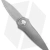 Paragon Warlock Folding Knife Titanium (3.9" Single Edge Stonewash)