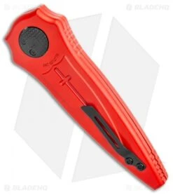 Paragon Warlock Knife Red Aluminum Cross/Shield/Sword (4" Black Flame Sorcerer) 6 Paragon Warlock Knife Red Aluminum Cross/Shield/Sword (4" Black Flame Sorcerer) -Elite Folds Paragon Warlock Knife Red Aluminum Cross Shield Sword TT BHQ 136926 jr side