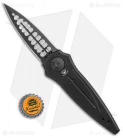 Paragon Warlock Knife Black Aluminum Cross/Shield/Sword (3.9" Two Tone Sorcerer) -Elite Folds Paragon Warlock Knife T 6 Aluminum Cross Shield Sword Black TT Black Satin BHQ 102977 jr bottlecap