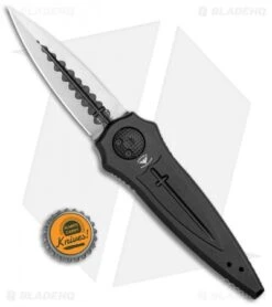 Paragon Warlock Knife Black Cross/Shield/Sword (3.9" Black/Satin Sorcerer) -Elite Folds Paragon Warlock Knife T 6 Aluminum Cross Shield Sword Black TT Satin Black BHQ 102981 jr bottlecap