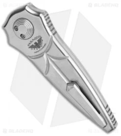 Paragon Warlock Folding Knife Satin Titanium (3.9" Bead Blast) -Elite Folds Paragon Warlock Satin Ti TT BB Satin BHQ 134029 jr side 2